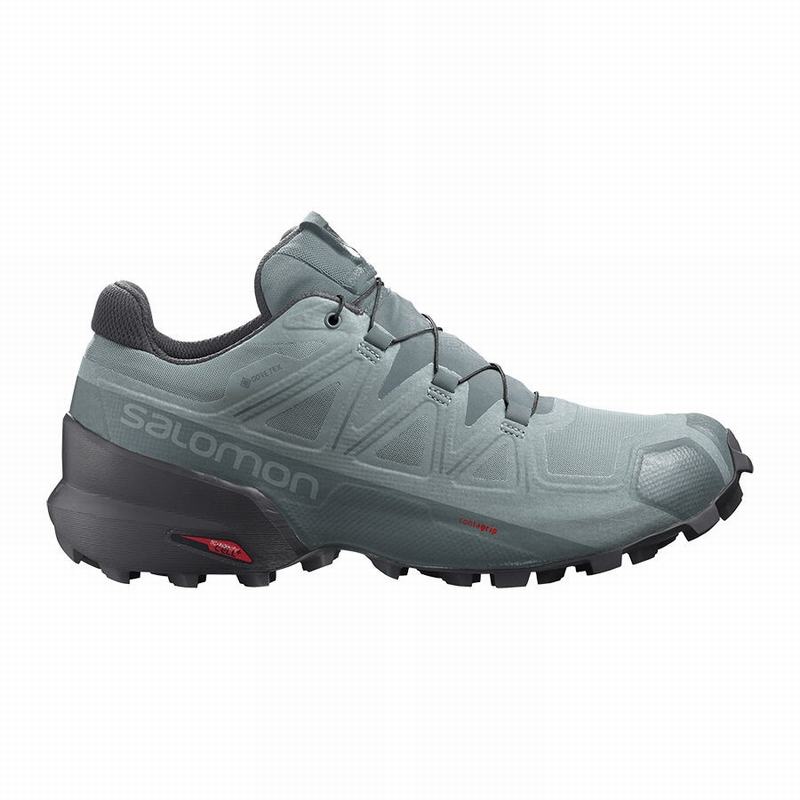 Salomon SPEEDCROSS 5 GORE-TEX Zapatillas Trail Running Hombre - Verde - Colombia (31902-JLYW)